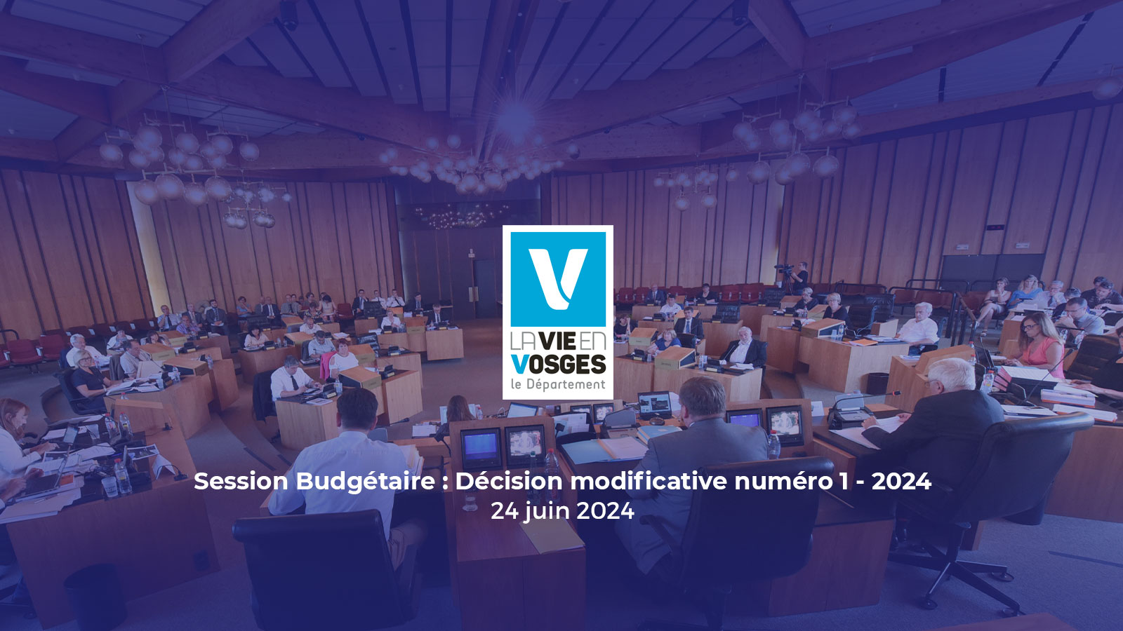 Session Budgétaire : Décision modificative numéro 1 - 2024