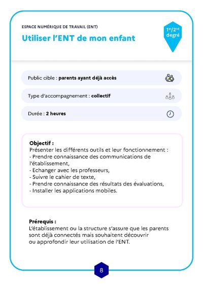 TNE : des ateliers sur la parentalité numérique